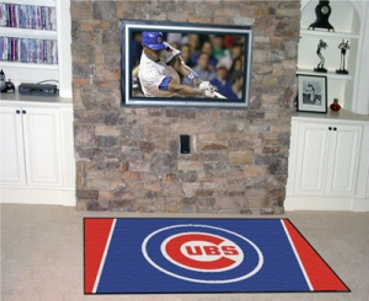 Fanmats Chicago Cubs Area Rug 4'x6' Fan Gear MLB Chicago Cubs