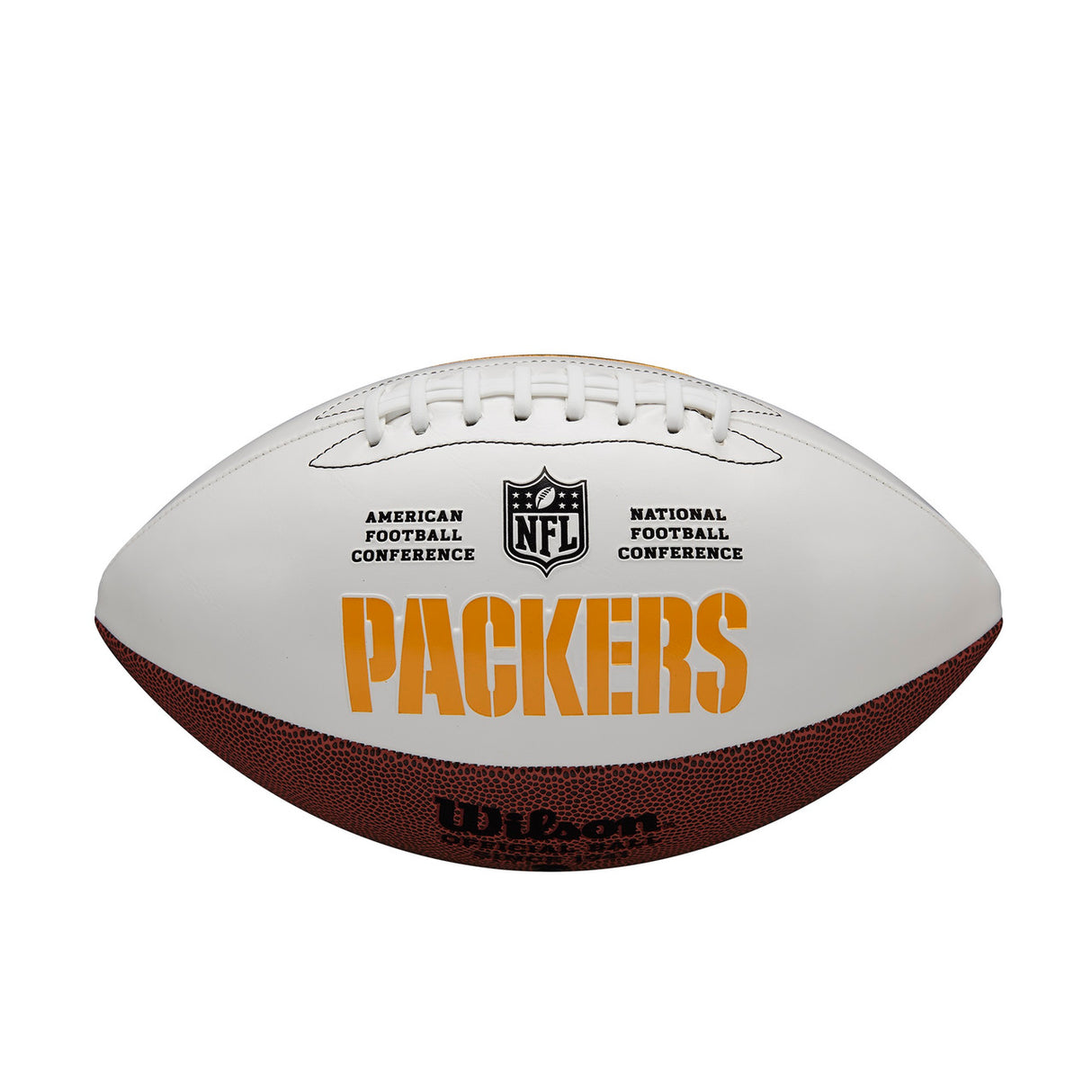 Wilson Green Bay Packers Full Size Autographable Football Fan Gear NFL Green Bay Packers