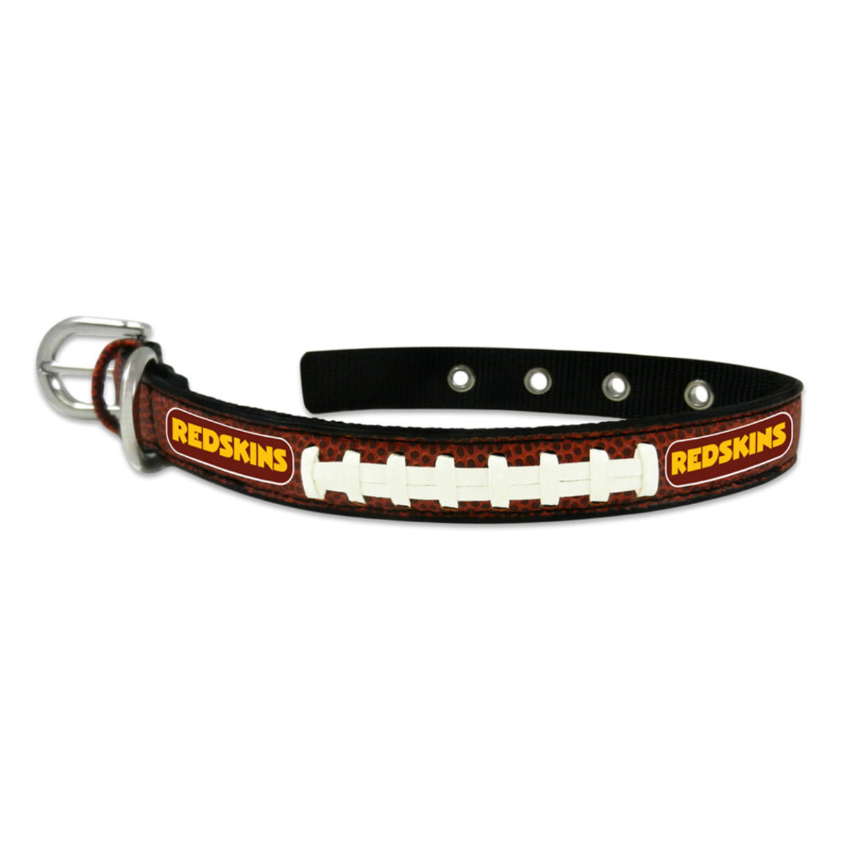 Gamewear Washington Redskins Leather Classic Football Pet Collar Size Small Fan Gear NFL Washington Commanders
