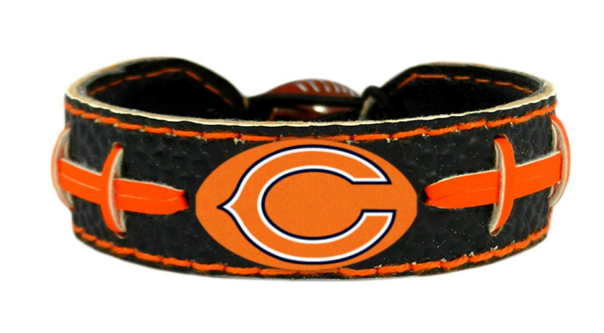Gamewear Chicago Bears Team Color Football Bracelet Fan Gear NFL Chicago Bears