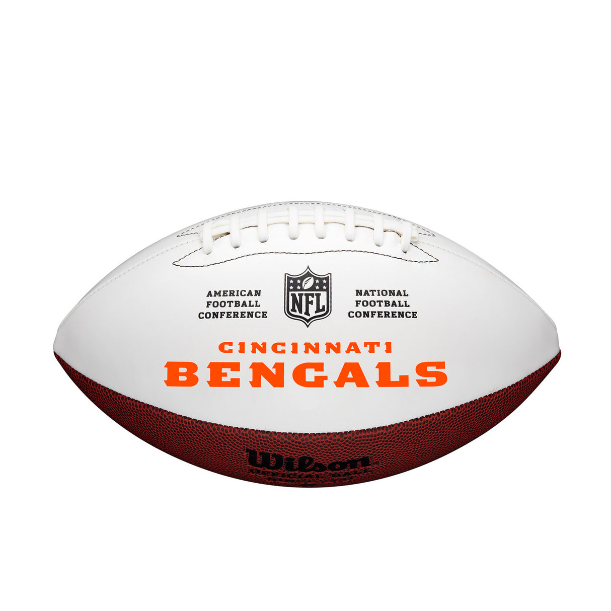Wilson Cincinnati Bengals Full Size Autographable Football Fan Gear NFL Cincinnati Bengals