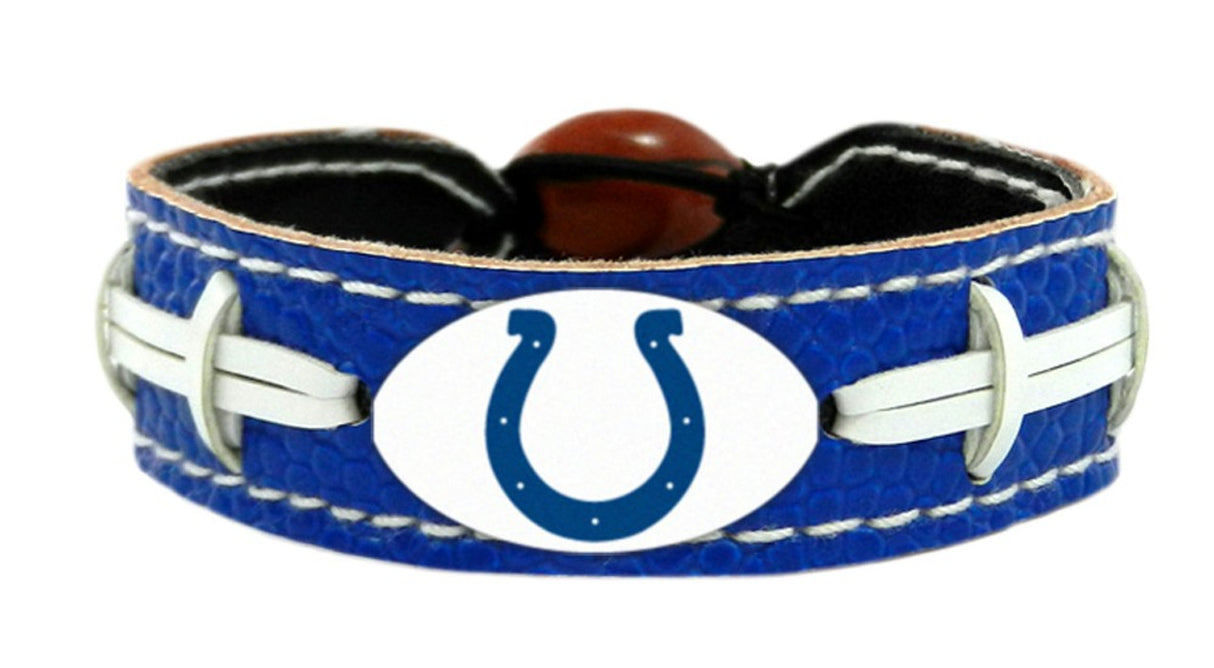 Gamewear Indianapolis Colts Team Color Football Bracelet Fan Gear NFL Indianapolis Colts