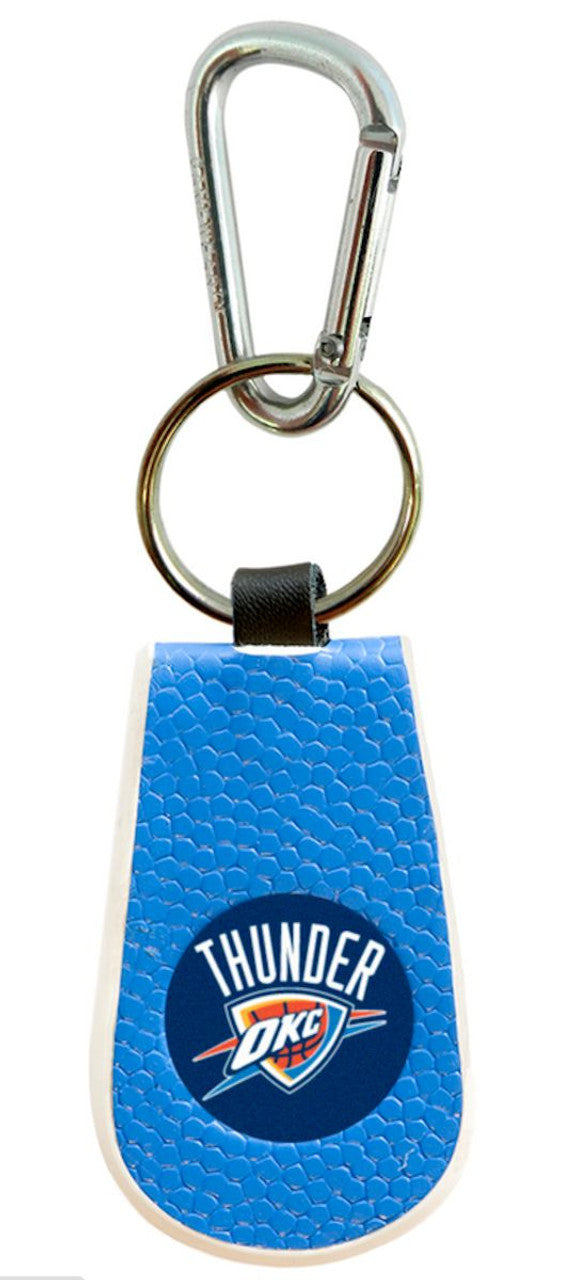 Gamewear Oklahoma City Thunder Team Color Basketball Keychain Fan Gear NBA Oklahoma City Thunder
