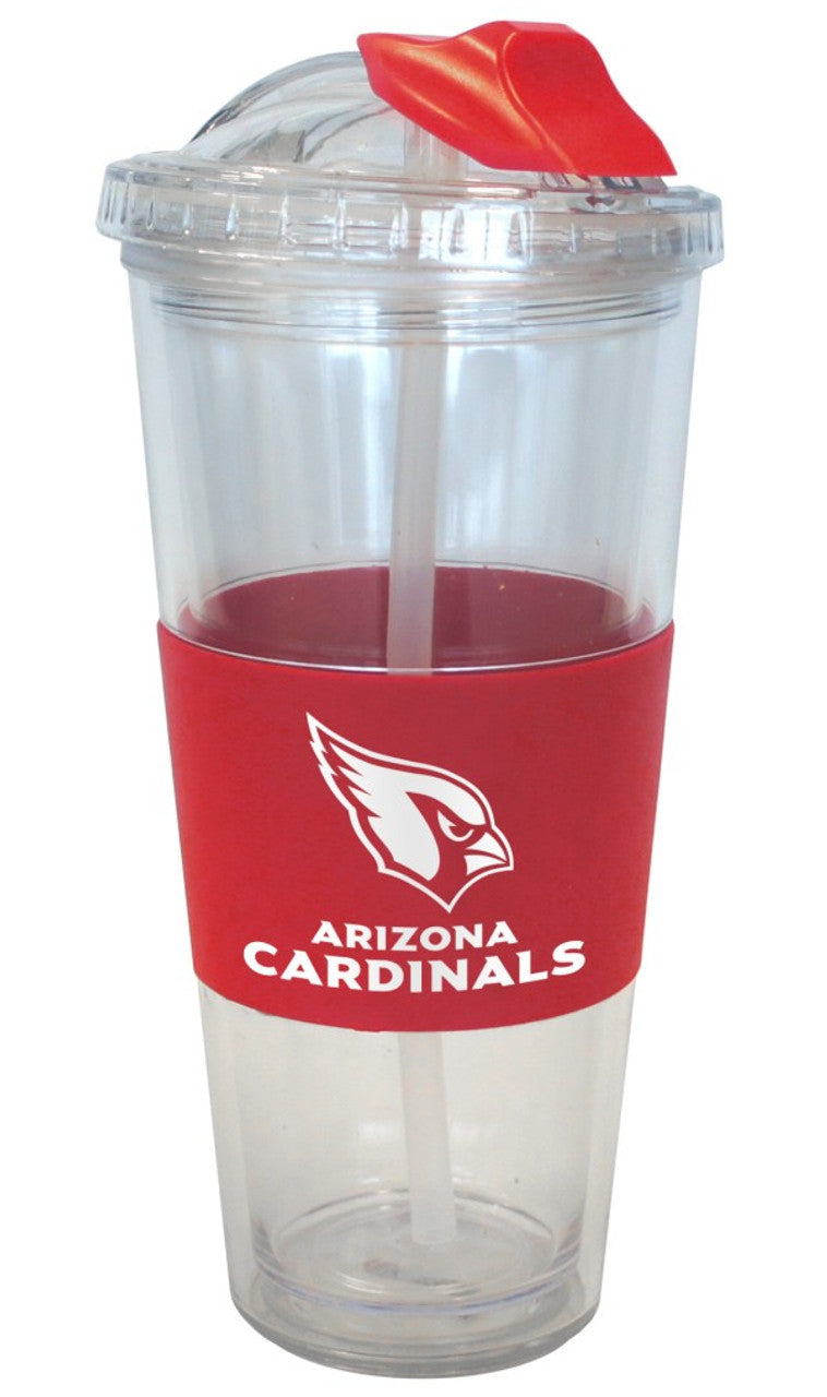 BOELTER Arizona Cardinals No Spill Straw Style Tumbler Fan Gear NFL Arizona Cardinals