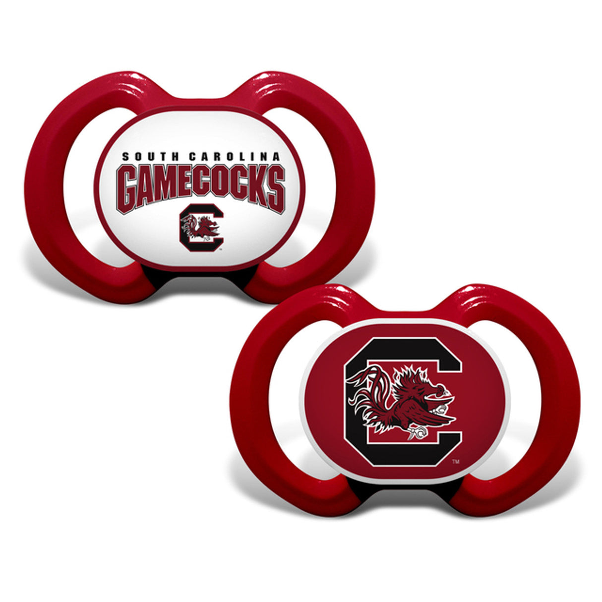Masterpieces Puzzle Company South Carolina Gamecocks Pacifier 2 Pack Fan Gear NCAA South Carolina Gamecocks