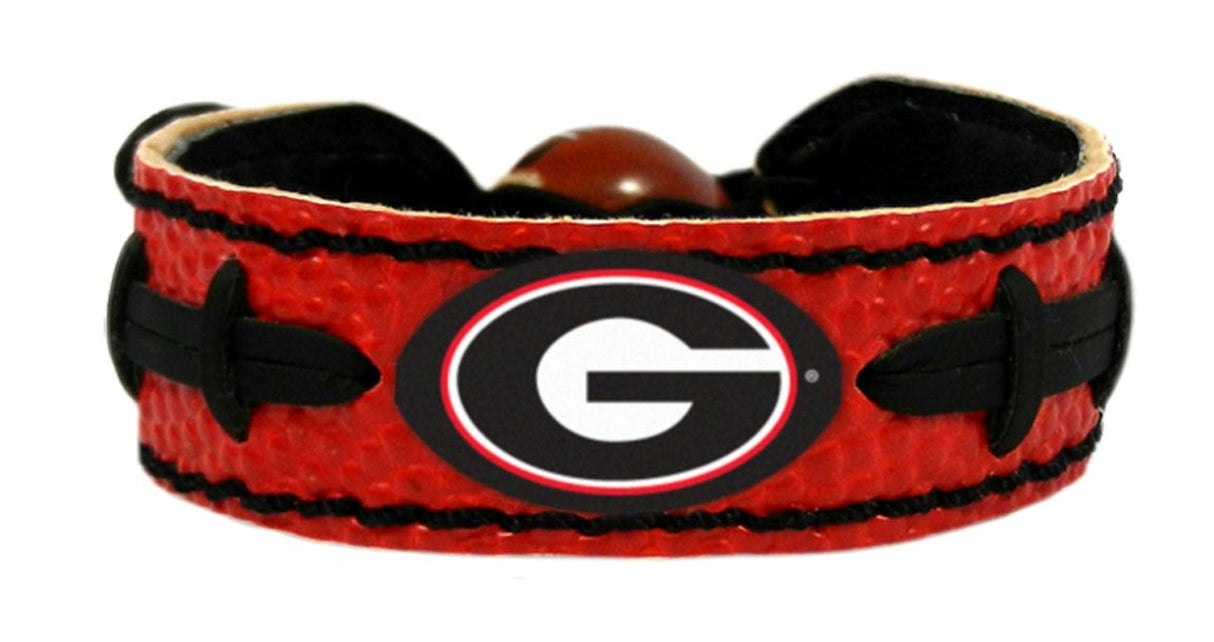Gamewear Georgia Bulldogs Power G Classic Football Bracelet Fan Gear NCAA Georgia Bulldogs