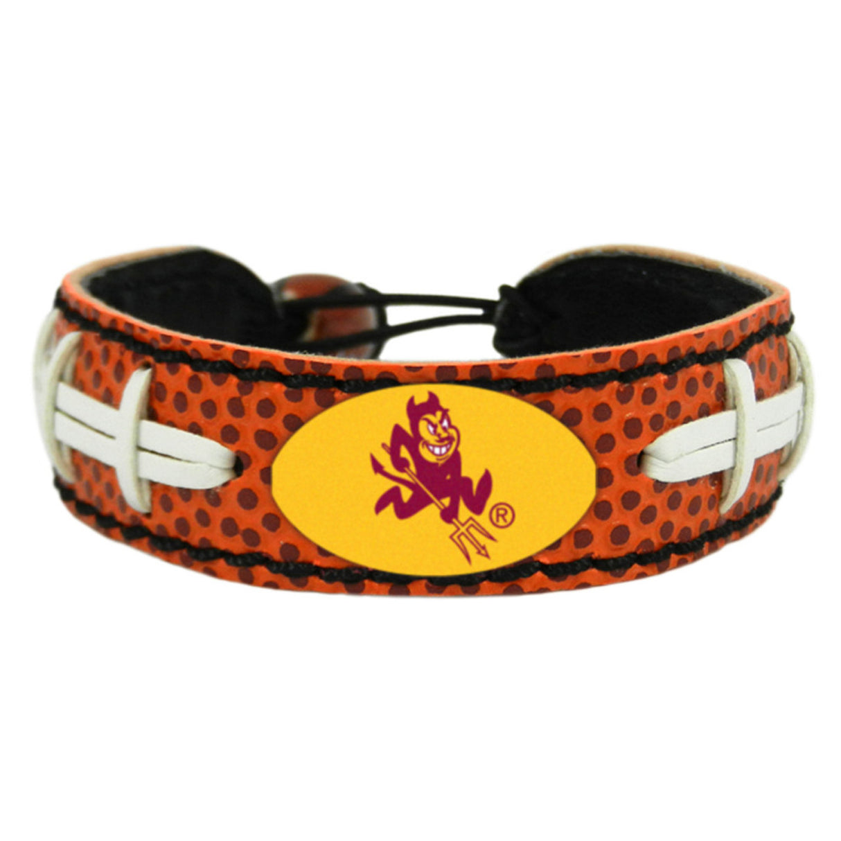 Gamewear Arizona State Sun Devils Classic Football Bracelet Fan Gear NCAA Arizona State Sun Devils