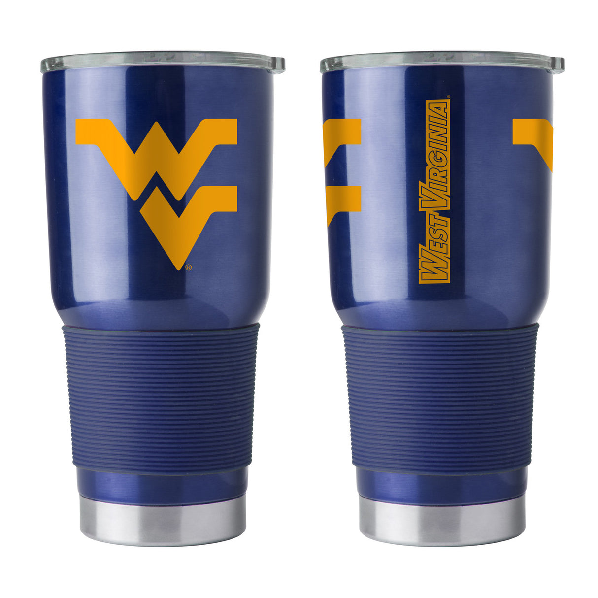 BOELTER West Virginia Mountaineers Navy 30oz Ultra Travel Tumbler Fan Gear NCAA West Virginia Mountaineers