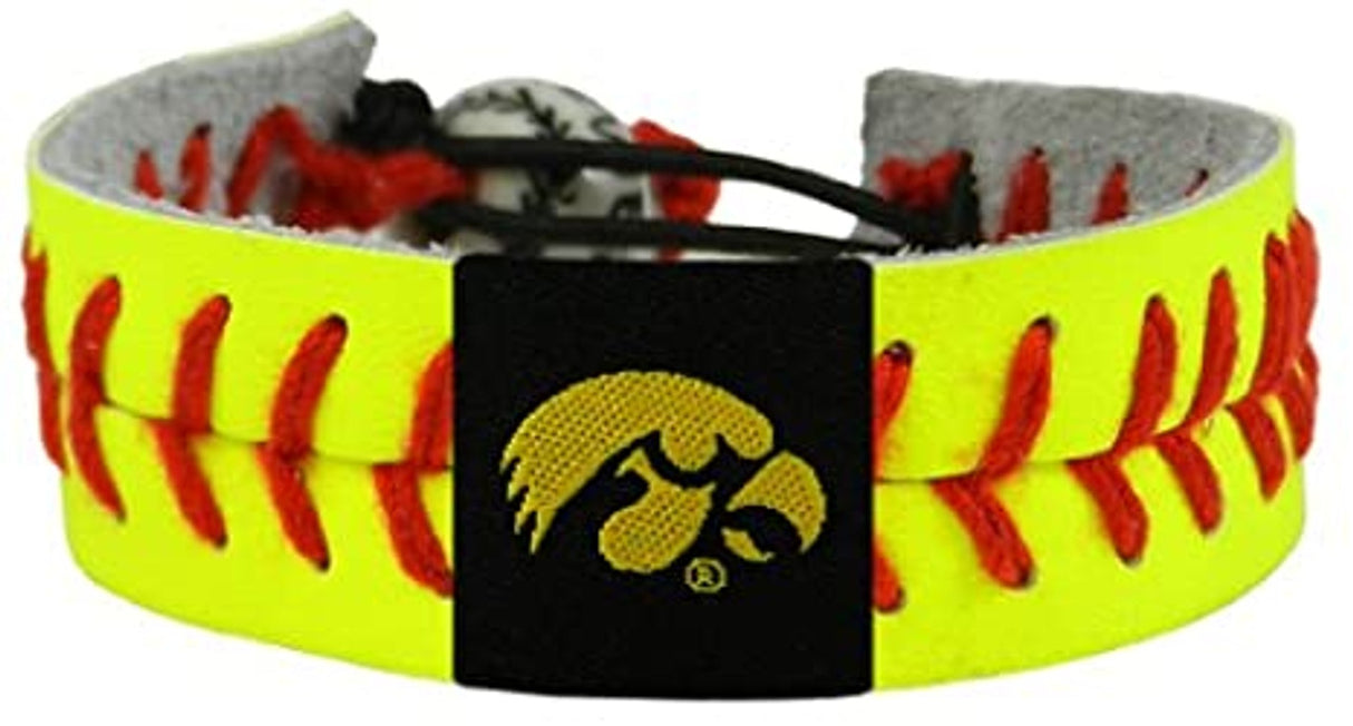 Gamewear Iowa Hawkeyes Classic Softball Bracelet Fan Gear NCAA Iowa Hawkeyes