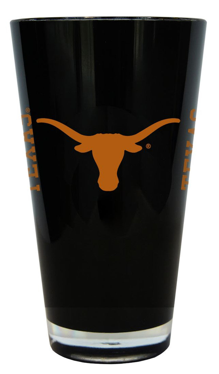 BOELTER Texas Longhorns 20oz Plastic Insulated Glass Pint Fan Gear NCAA Texas Longhorns