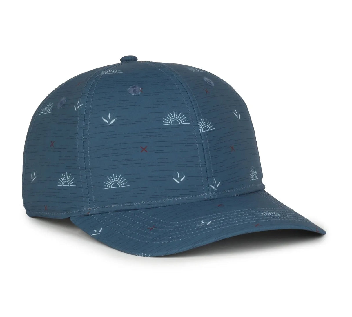 Outdoor Cap Structured Solid Back Hat