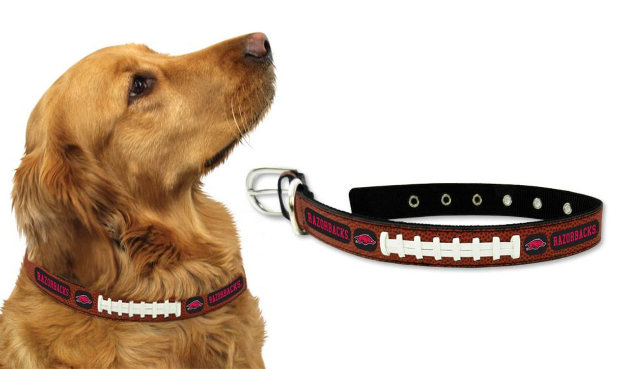 Gamewear Arkansas Razorbacks Football Pet Collar Size Medium Fan Gear NCAA Arkansas Razorbacks
