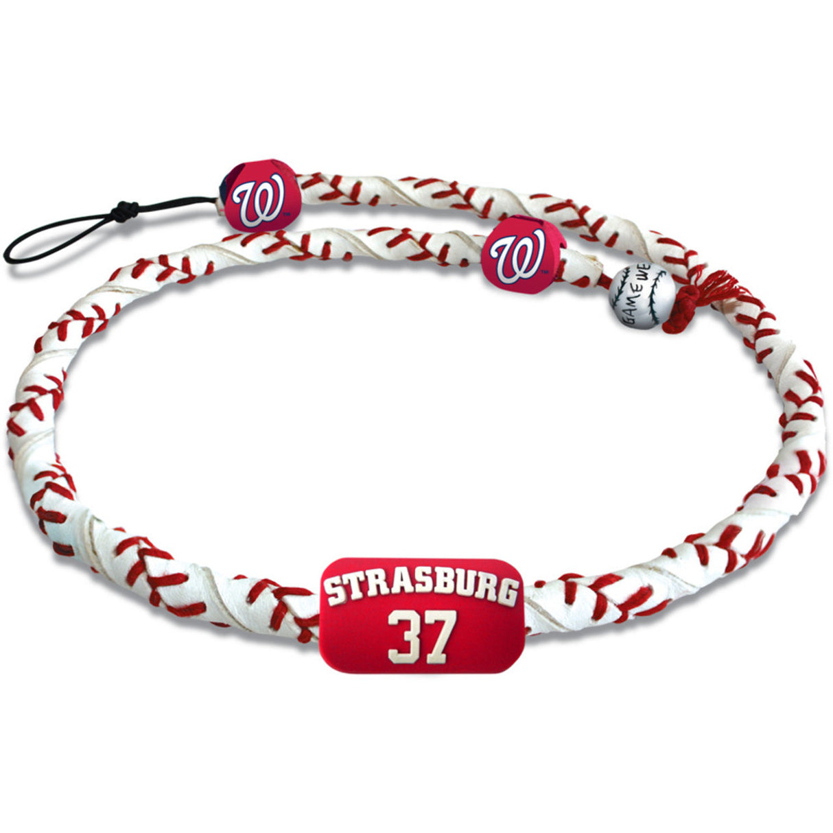 Gamewear Washington Nationals Frozen Rope Classic Baseball Necklace Stephen Strasburg Fan Gear MLB Washington Nationals