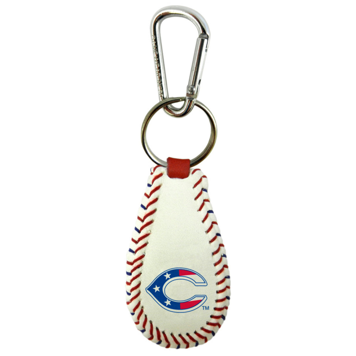 Gamewear Cincinnati Reds Baseball Stars and Stripes Keychain Fan Gear MLB Cincinnati Reds
