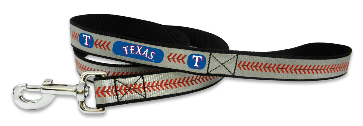 Gamewear Texas Rangers Baseball Reflective Pet Leash Size Large Fan Gear MLB Texas Rangers