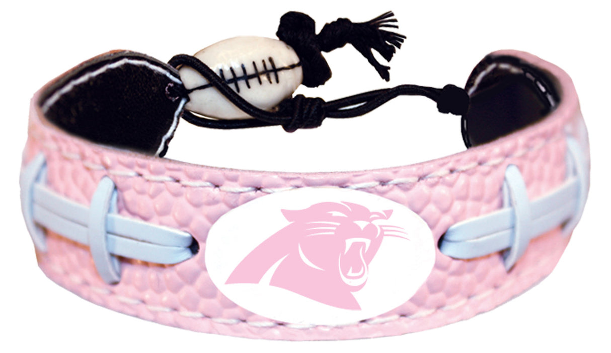 Gamewear Carolina Panthers Pink Football Alternate Bracelet Fan Gear NFL Carolina Panthers