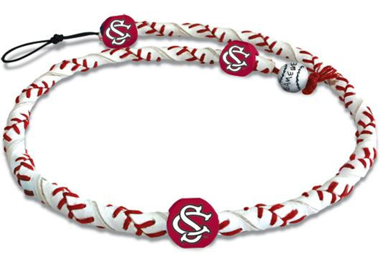 Gamewear South Carolina Gamecocks Frozen Rope Classic Baseball Necklace Fan Gear NCAA South Carolina Gamecocks