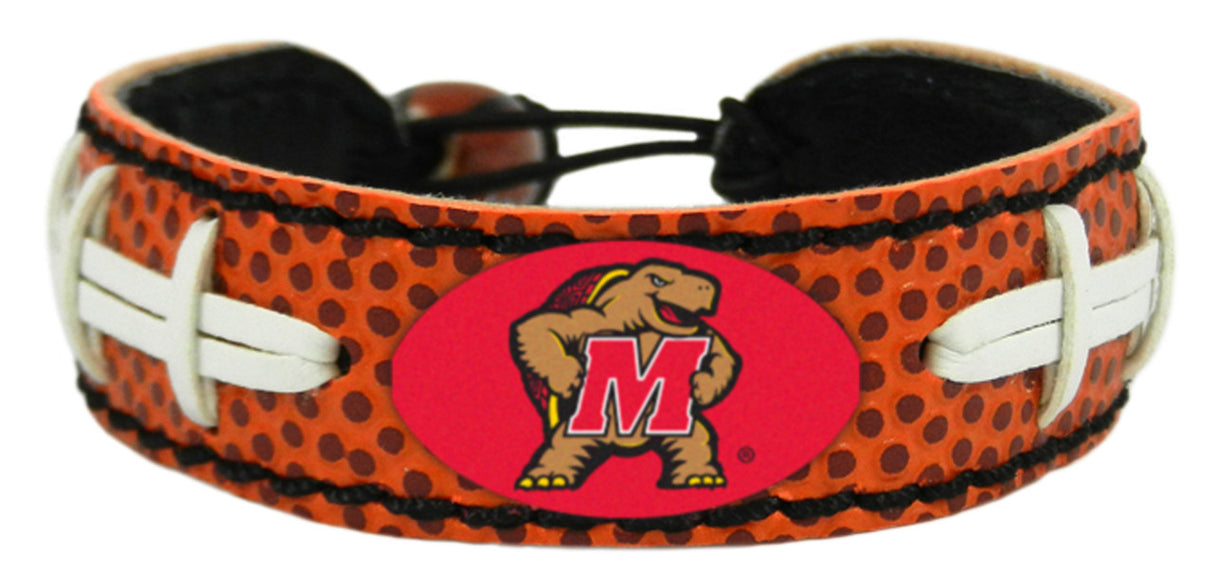 Gamewear Maryland Terrapins Classic Football Bracelet Fan Gear NCAA Maryland Terrapins