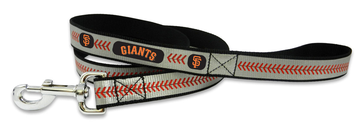 Gamewear San Francisco Giants Reflective Baseball Pet Leash Size Small Fan Gear MLB San Francisco Giants