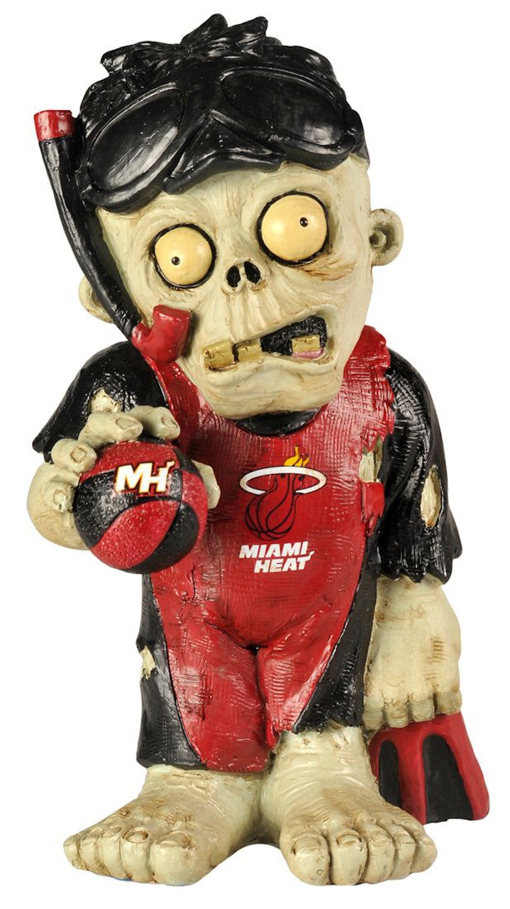 Forever Collectibles Miami Heat Thematic Zombie Figurine Fan Gear NBA Miami Heat
