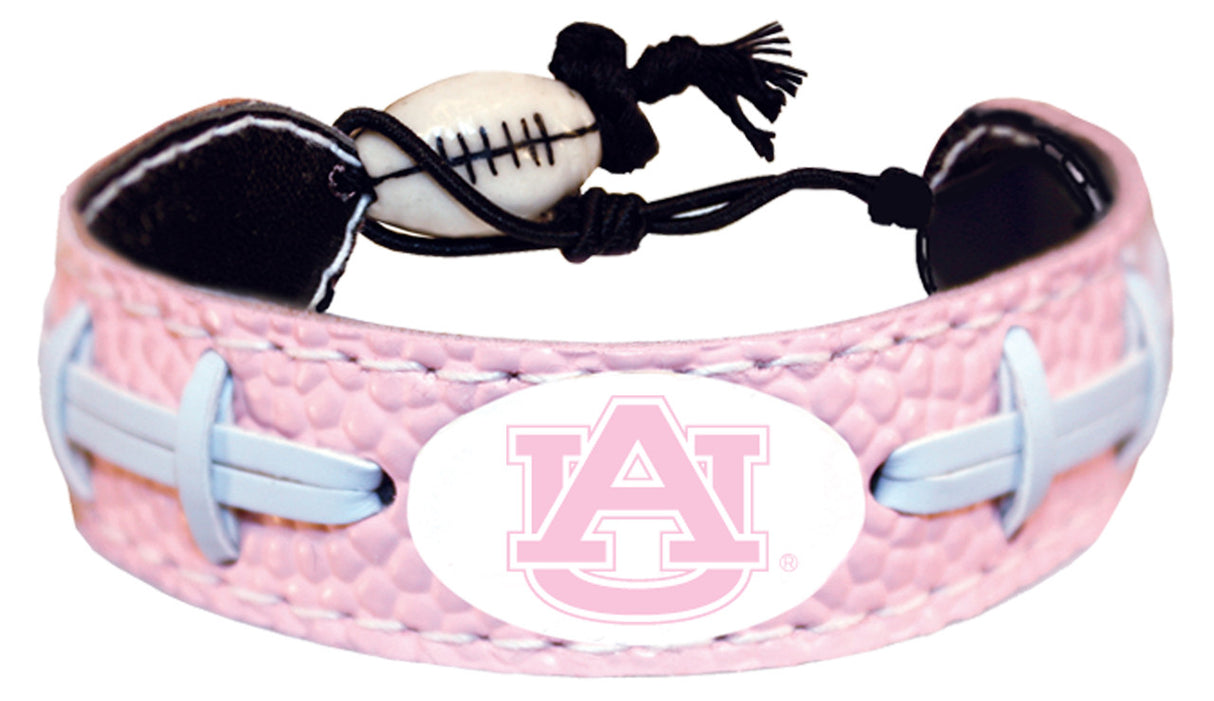 Gamewear Auburn Tigers Pink Football Bracelet Fan Gear NCAA Auburn Tigers
