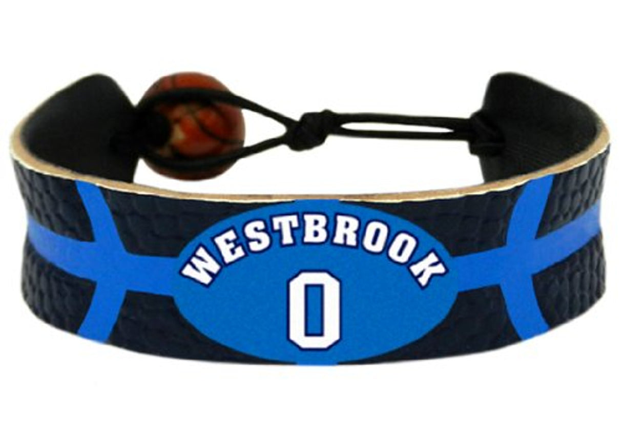 Gamewear Oklahoma City Thunder Team Color Basketball Bracelet Russell Westbrook Fan Gear NBA Oklahoma City Thunder
