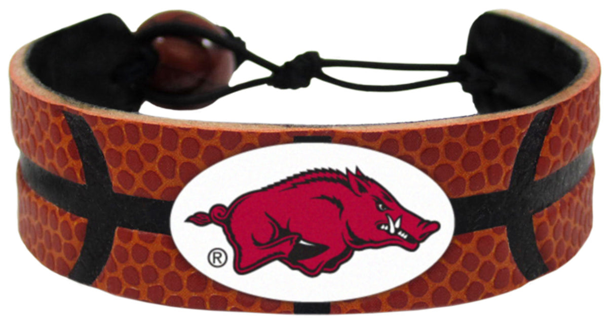 Gamewear Arkansas Razorbacks Classic Basketball Bracelet Fan Gear NCAA Arkansas Razorbacks