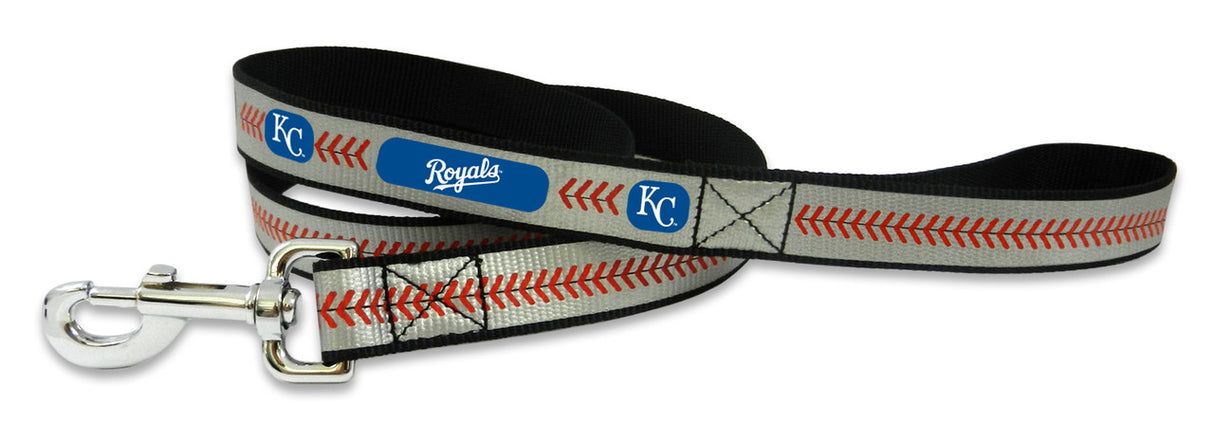 Gamewear Kansas City Royals Reflective Baseball Leash Size Small Fan Gear MLB Kansas City Royals