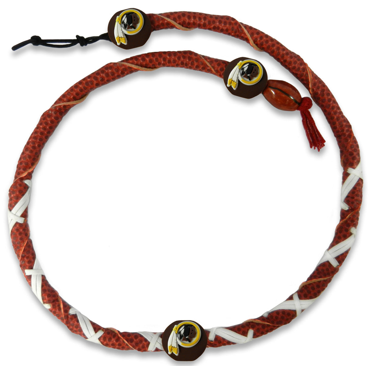 Gamewear Washington Redskins Classic Spiral Football Necklace Fan Gear NFL Washington Commanders