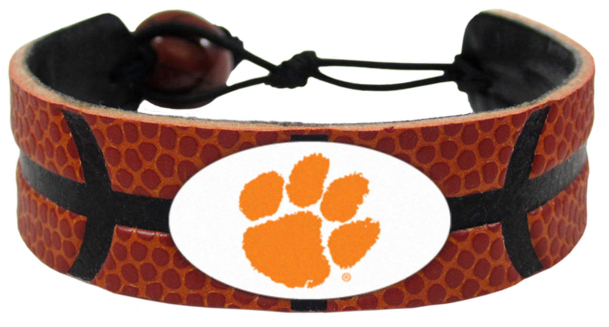 Gamewear Clemson Tigers Classic Basketball Bracelet Fan Gear NCAA Clemson Tigers