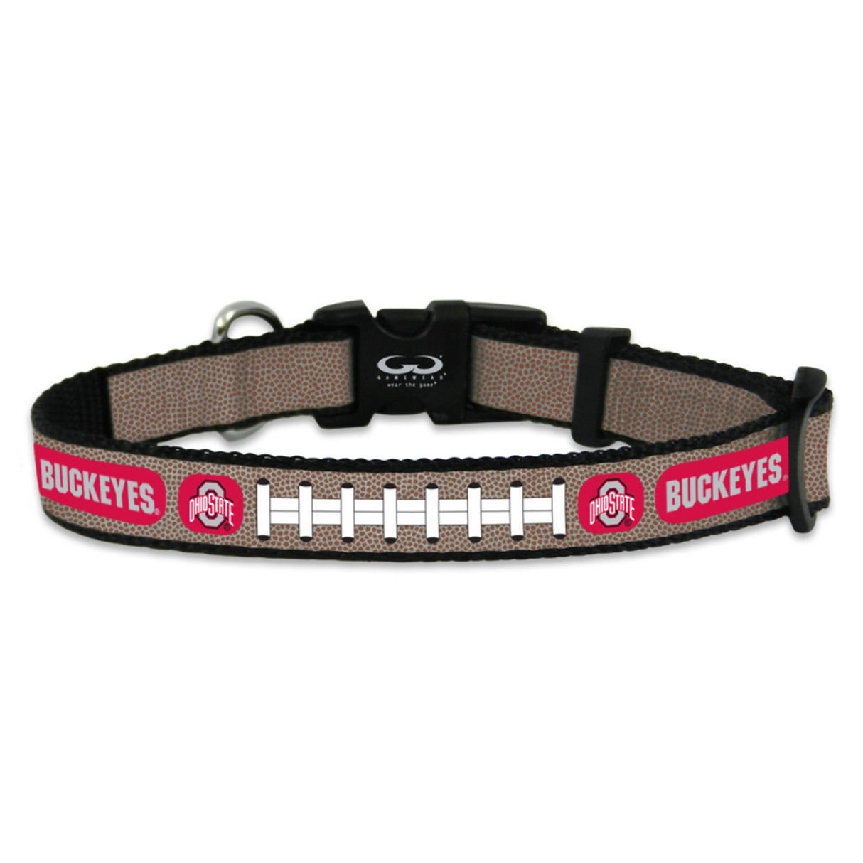 Gamewear Ohio State Buckeyes Football Reflective Pet Collar Size Toy Fan Gear NCAA Ohio State Buckeyes