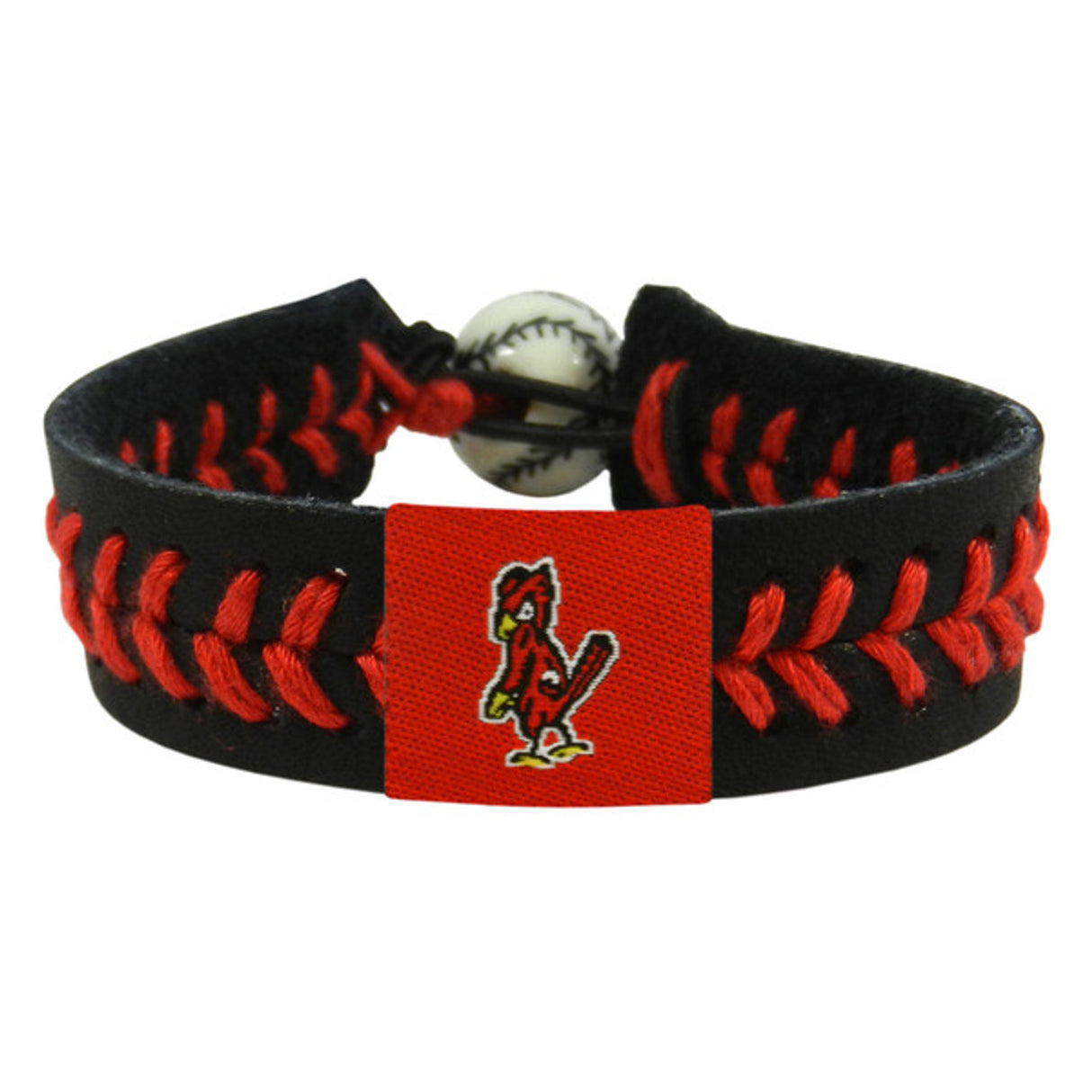 Gamewear St. Louis Cardinals Black Team Color Angry Bird Baseball Bracelet Fan Gear MLB St. Louis Cardinals