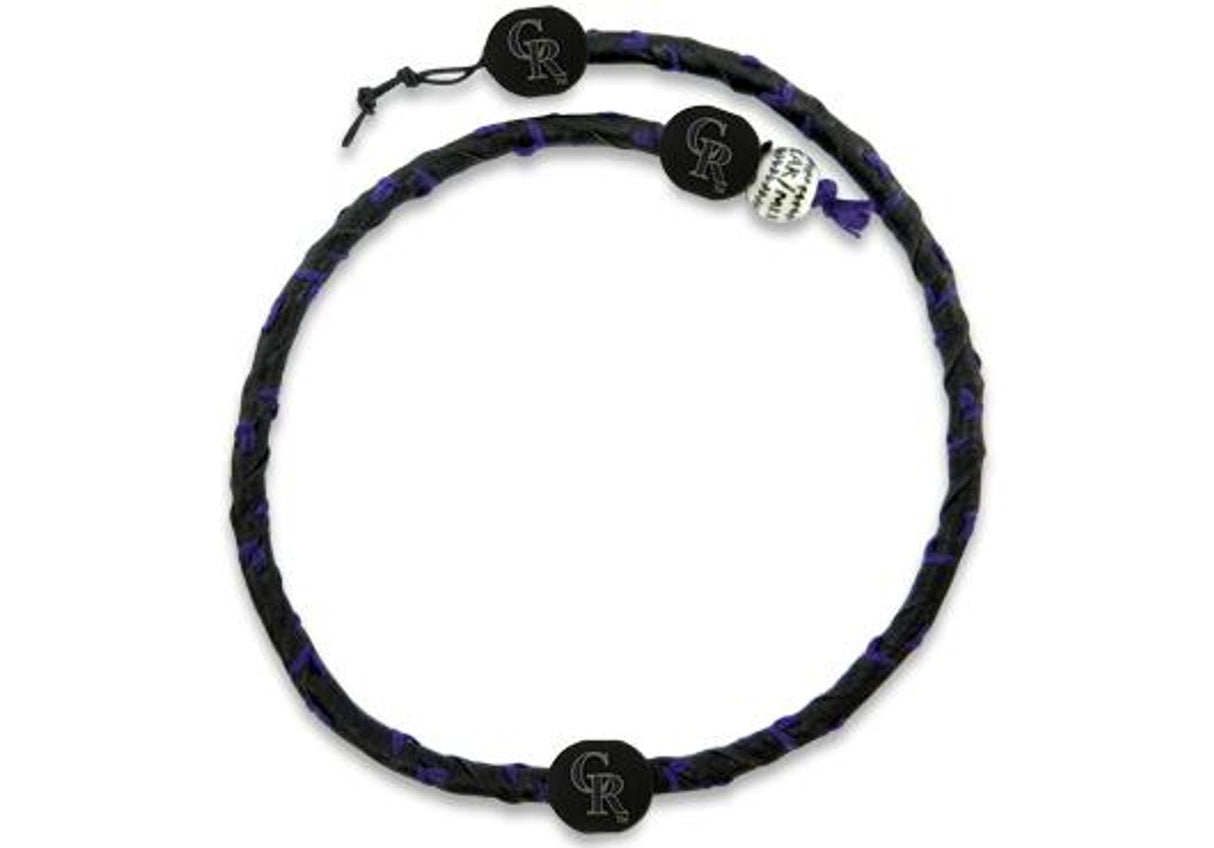 Gamewear Colorado Rockies Frozen Rope Team Color Baseball Necklace Fan Gear MLB Colorado Rockies