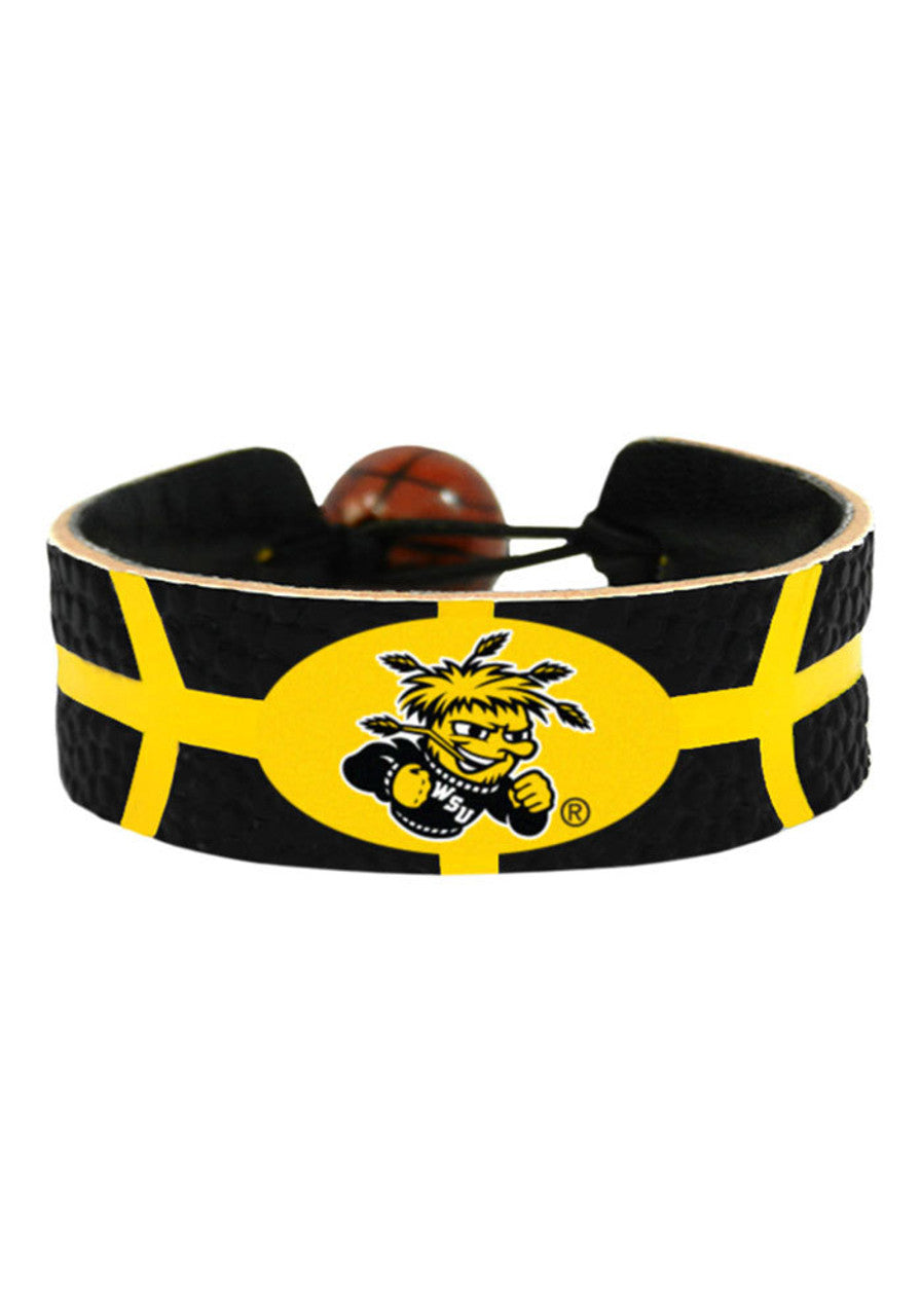 Gamewear Wichita State Shockers Team Color Basketball Bracelet Fan Gear NCAA Wichita State Shockers