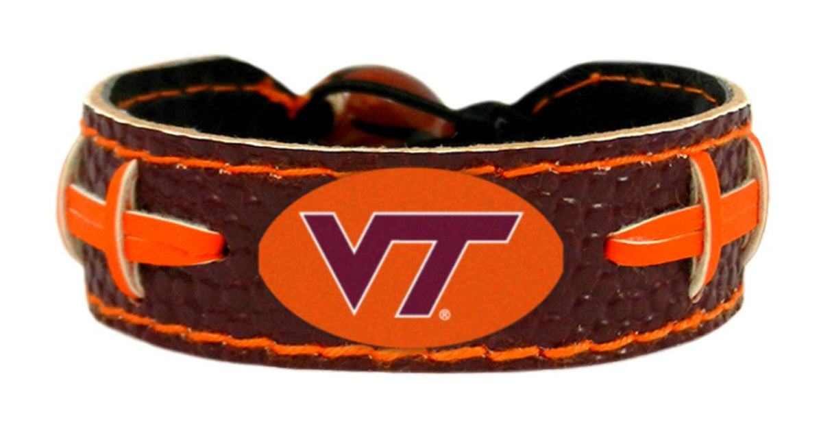Gamewear Virginia Tech Hokies Team Color Football Bracelet Fan Gear NCAA Virginia Tech Hokies
