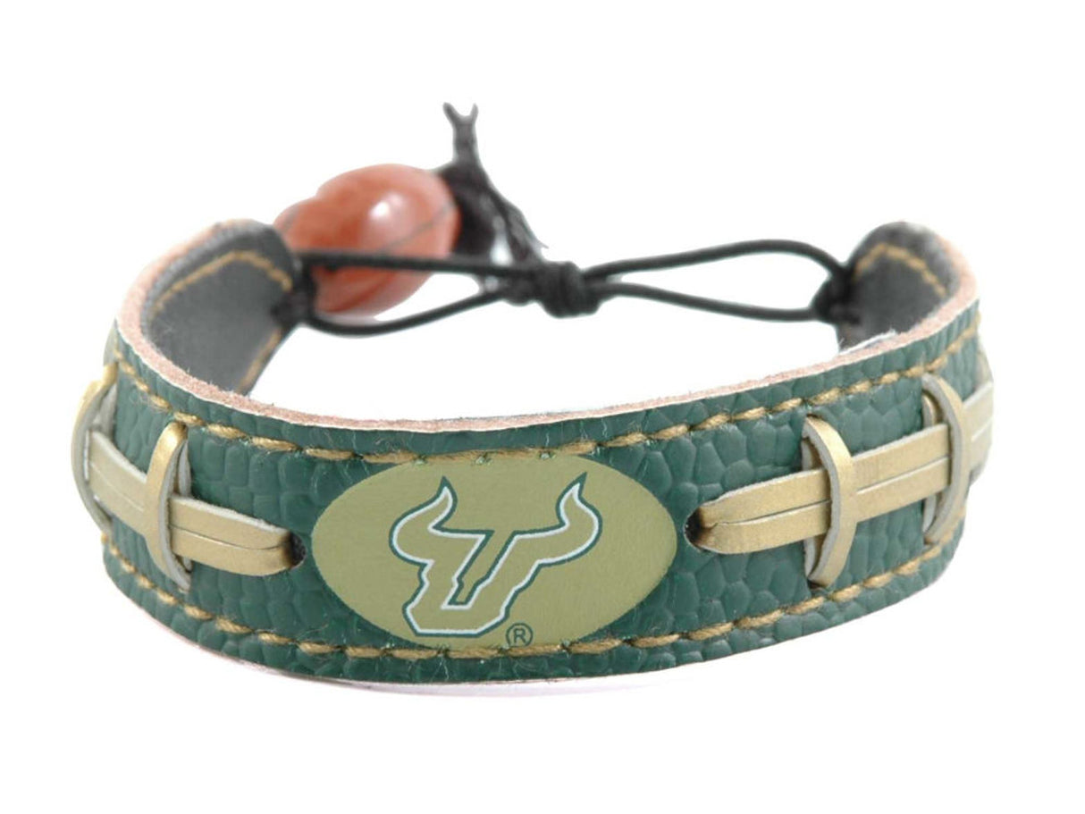 Gamewear South Florida Bulls Team Color Football Bracelet Fan Gear NCAA South Florida Bulls