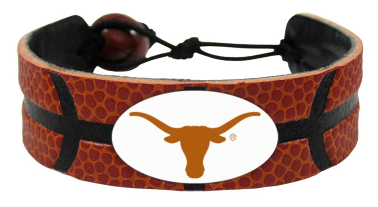 Gamewear Texas Longhorn Classic Basketball Bracelet Fan Gear NCAA Texas Longhorns