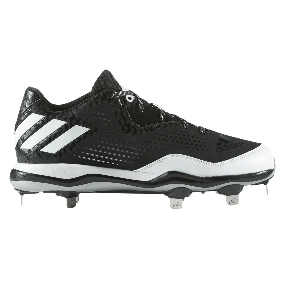 adidas Men's Poweralley 4 Low Metal Baseball Cleats Baseball Footwear Adult