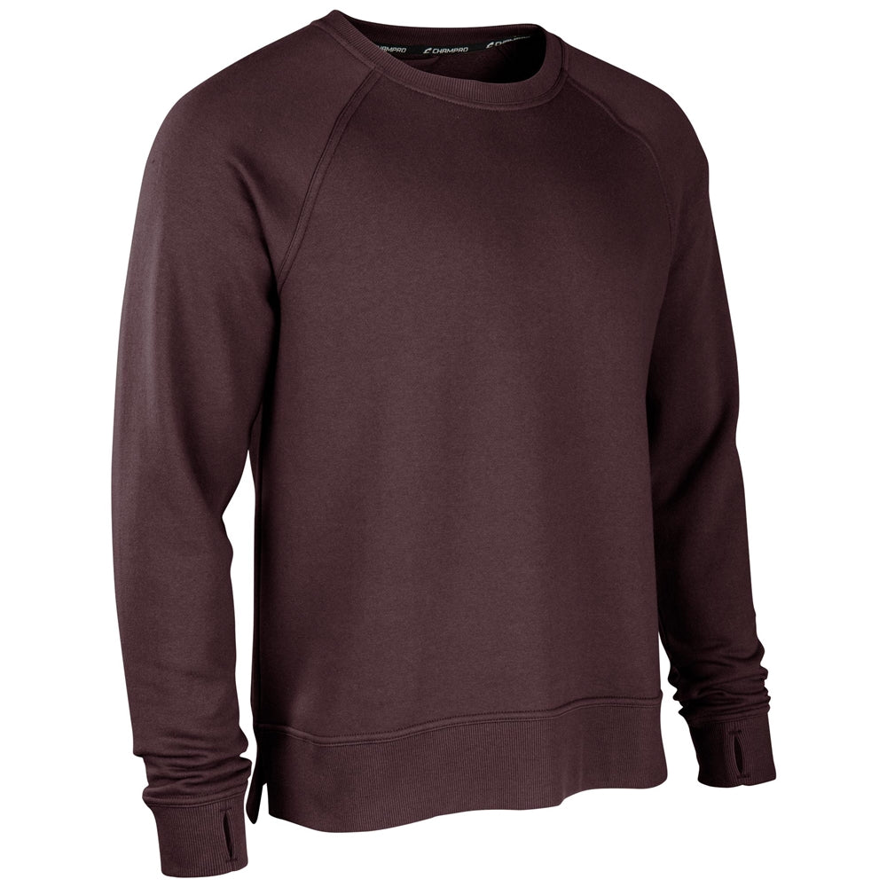 Champro Men's Victory Split Hem Crew Fleece