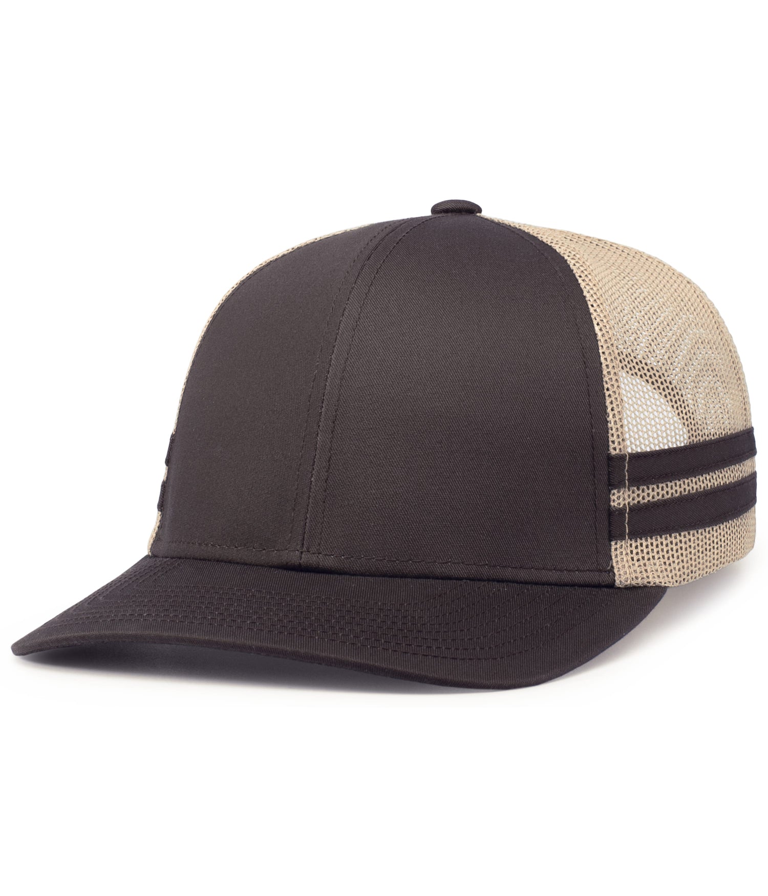 Pacific Headwear Low-Profile Stripe Trucker Cap Pacific Headwear