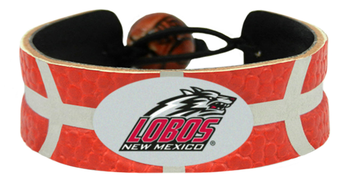 Gamewear New Mexico Lobos Team Color Basketball Bracelet Fan Gear NCAA New Mexico Lobos