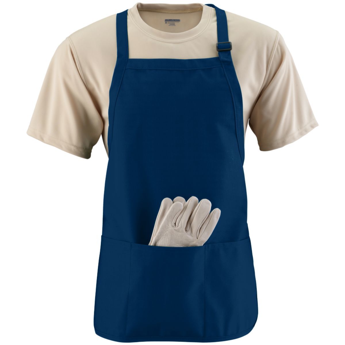 Augusta Medium Length Apron With Pouch Unisex Accessories Aprons
