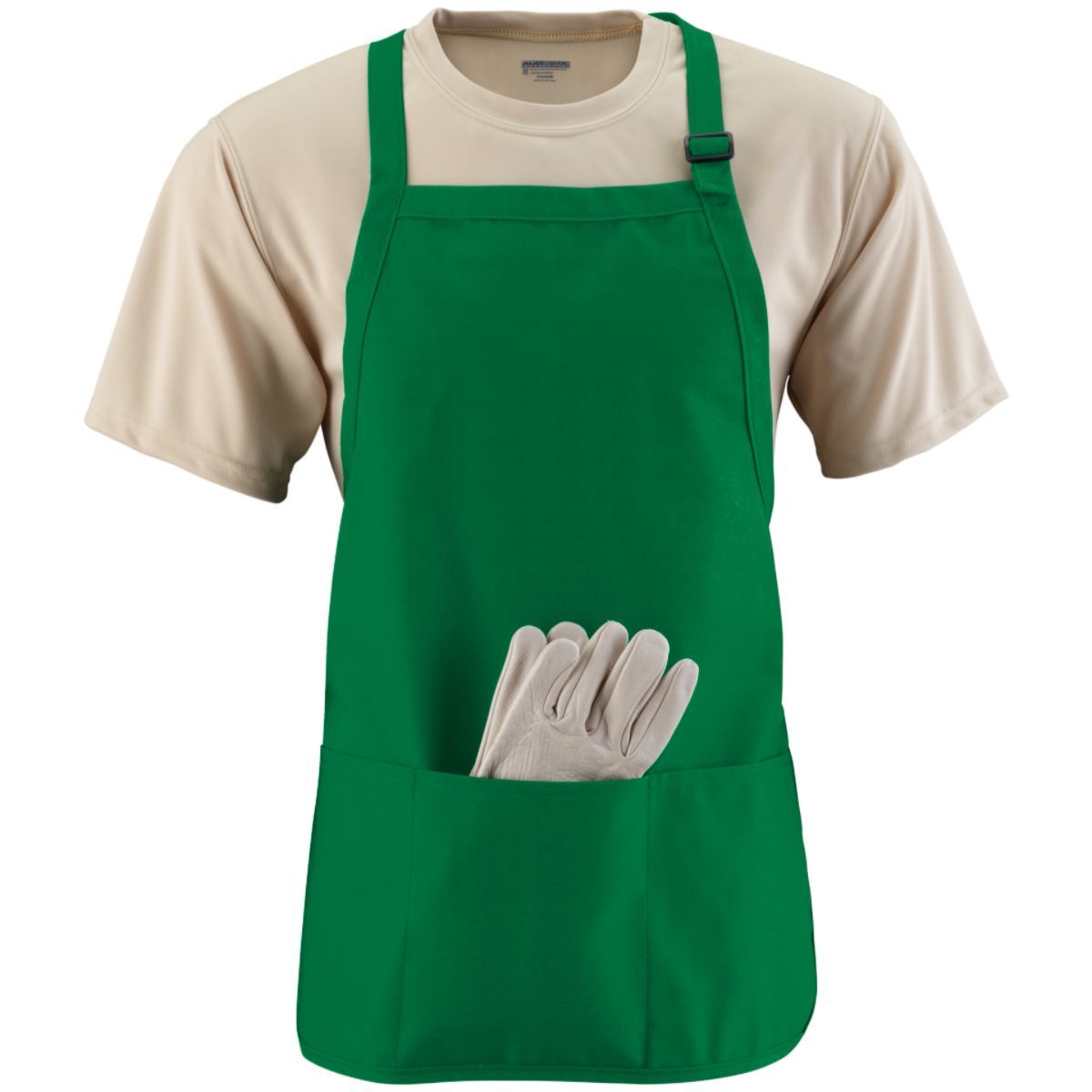 Augusta Medium Length Apron With Pouch Unisex Accessories Aprons