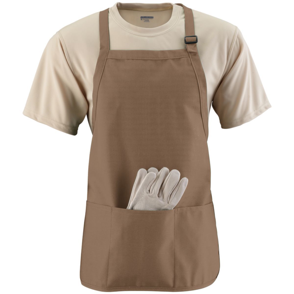 Augusta Medium Length Apron With Pouch Unisex Accessories Aprons