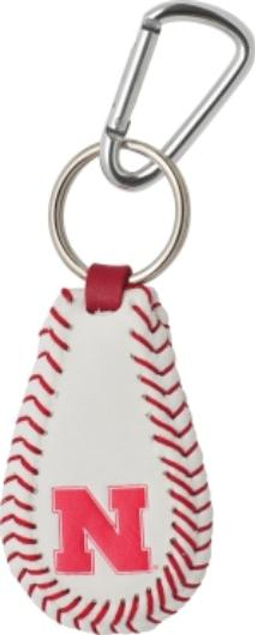 Gamewear Nebraska Cornhuskers Classic Baseball Keychain Fan Gear NCAA Nebraska Cornhuskers