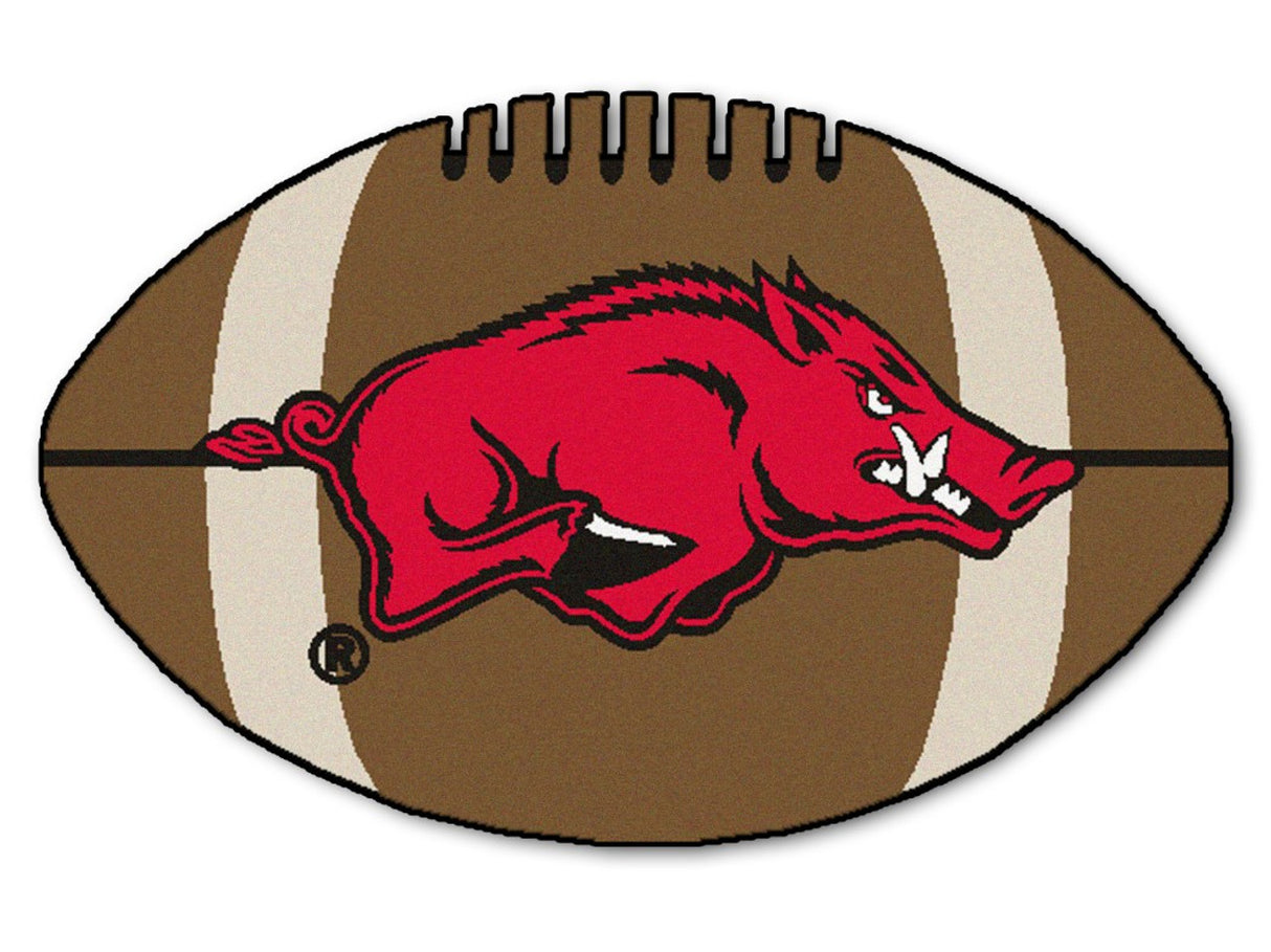 Fanmats Arkansas Razorbacks Football Mat 22x35 Fan Gear NCAA Arkansas Razorbacks