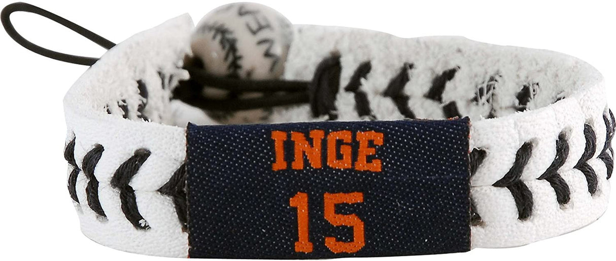 Gamewear Detroit Tigers Genuine Baseball Bracelet Brandon Inge Fan Gear MLB Detroit Tigers