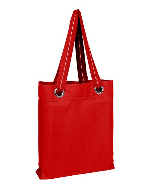 Q-Tees Large Grommet Tote Unisex Accessories Bags & Backpacks
