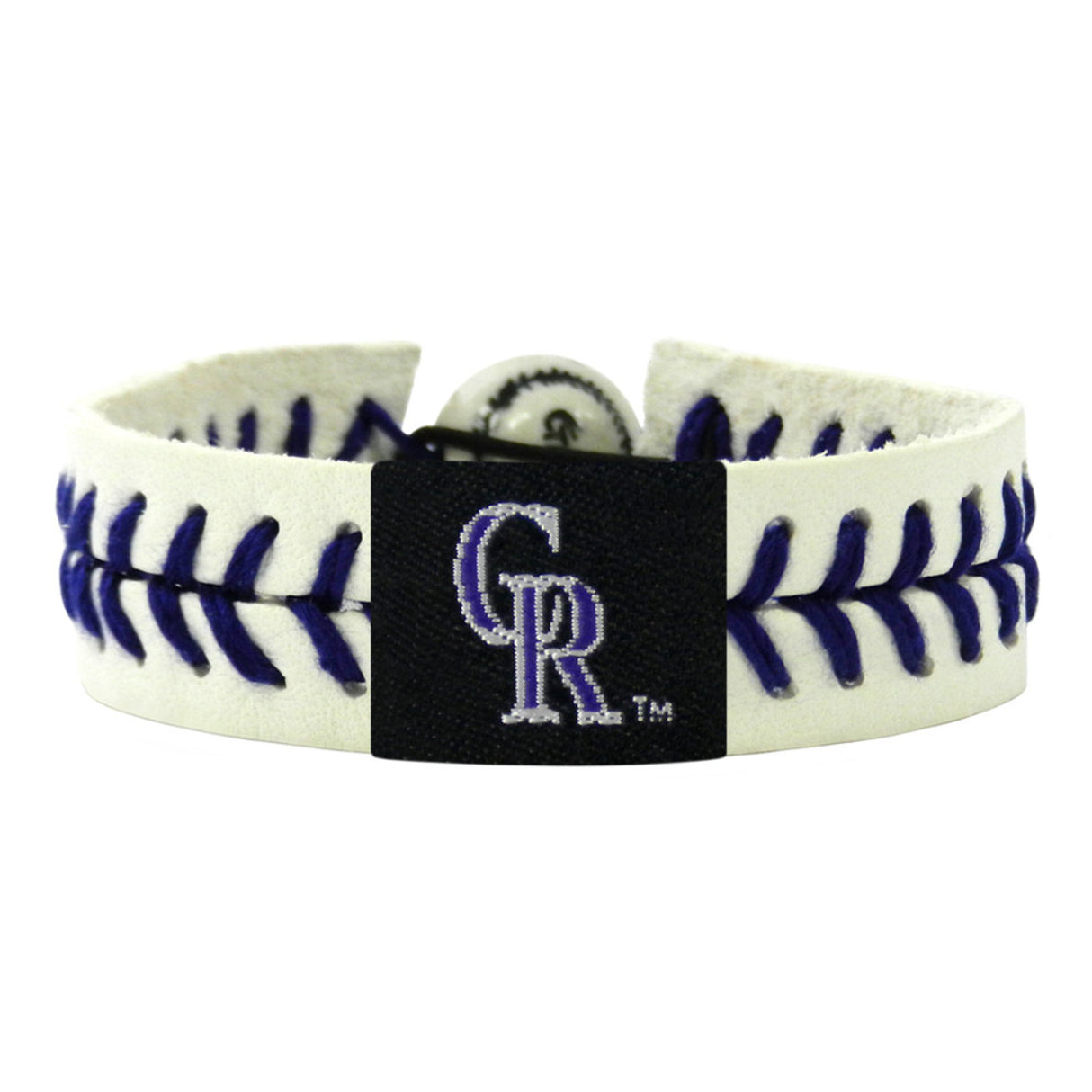Gamewear Colorado Rockies Lavender Genuine Baseball Bracelet Fan Gear MLB Colorado Rockies