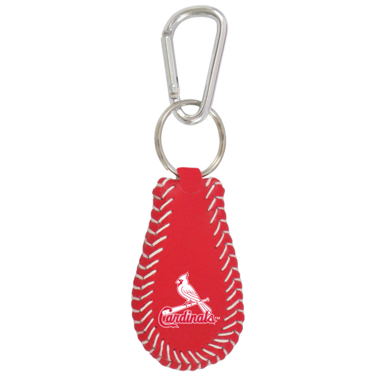 Gamewear St. Louis Cardinals Team Color Baseball Keychain Fan Gear MLB St. Louis Cardinals